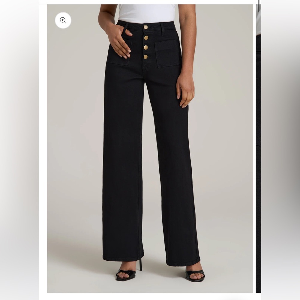 TALL Wide Leg Black Jeans